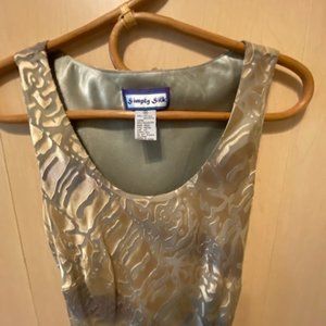Simply Silk Size Medium dress.